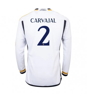 Maillot de foot Real Madrid Daniel Carvajal #2 Domicile 2023-24 Manche Longue